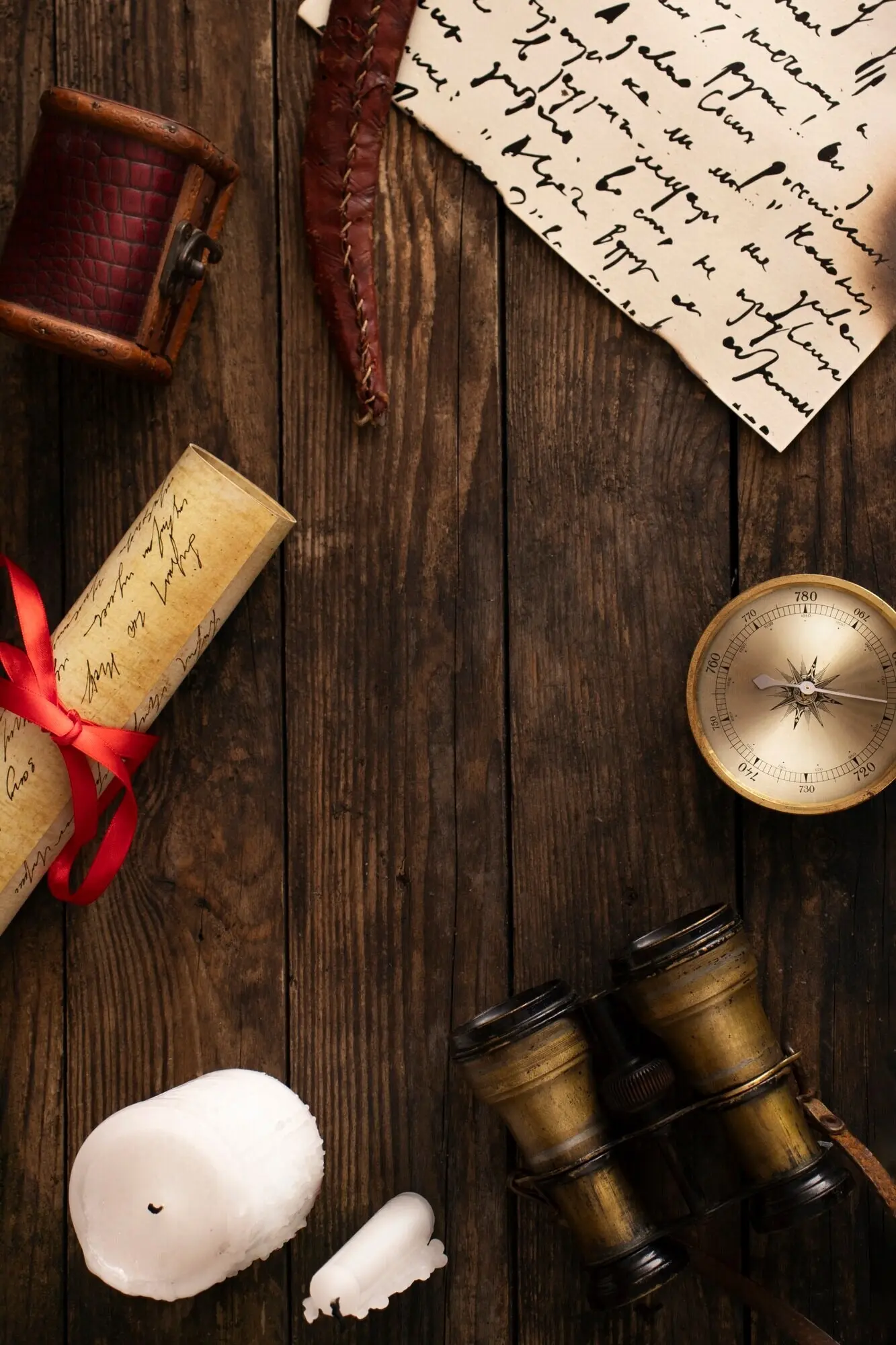 Sammlung von Piratenartefakten und Beute